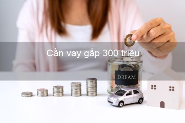 Cần vay gấp 300 triệu