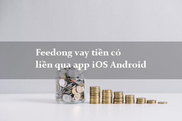 Feedong vay tiền có liền qua app iOS Android